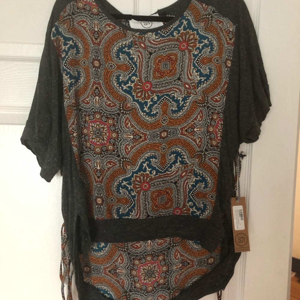 Anthropologie sloane rouge top NWT